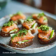 Antipasto Sfizioso Salmone e Mela in 15 Minuti