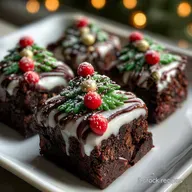 Brownies albero di Natale ricetta facili
