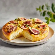 Focaccia con Fichi per 8 Porzioni - Lievitata