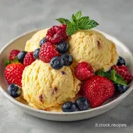 Gelato Alla Frutta con Yogurt per 4