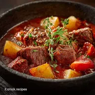Gulasch Classico Ungherese Ricetta Spezzatino Perfetto e Sugo Denso