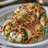Involtini Di Zucchine al Forno con Prosciutto