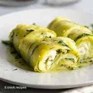 Involtini di Zucchine Ricetta Estiva con Ricotta e Basilico