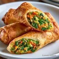 Ricetta di Involtini Primavera alle Verdure Croccanti