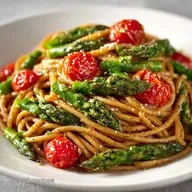 Linguine agli Asparagi: Selvatici e Pomodorini