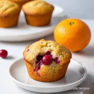 Muffin Lampo Cranberry e Arancia Ricetta Facile e Veloce