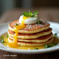 Pancake Soffici Yogurt e Mele Colazione Greca In 15 Minuti