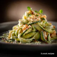 Pasta Zucchine e Gamberetti Cremosa il segreto della mantecatura perfetta