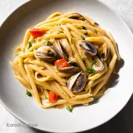 Pasta Vongole e Pomodorini Un Tuffo nel Sapore di Mare