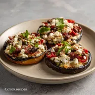 Pizzette di Melanzane al Forno Light per 4 Persone