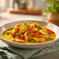 Pollo al Curry e Cocco: Crema Vellutata e Speziata