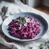 Risotto al Radicchio Rosso Cremoso per 4 Servings