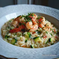Risotto Gamberoni e Zucchine Vellutato
