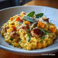 Risotto Zucca e Salsiccia Cremoso
