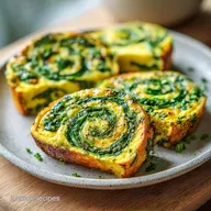 Rotolini Di Frittata Con Spinaci