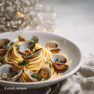 Ricetta Spaghetti Alle Vongole Veraci per 4 Porzioni