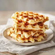 Waffle Alla Vaniglia in 25 Minuti