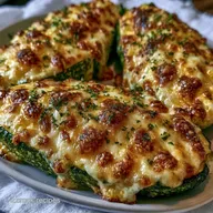 Zucchine Ripiene Vegetariane con Ricotta e Mozzarella