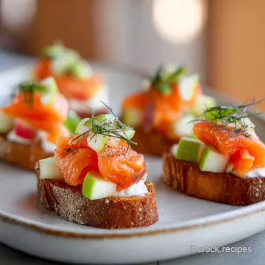 Antipasto Sfizioso Salmone e Mela in 15 Minuti Scheda ricetta