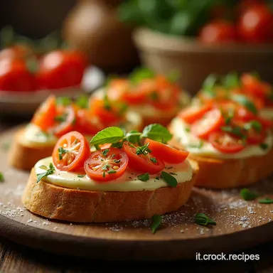 Bruschetta Classica Italiana Perfetta 25 Minuti di Puro Sole Scheda ricetta