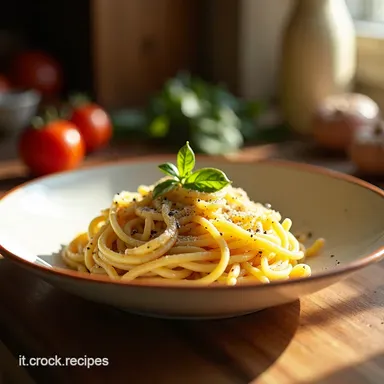 Primi Piatti di Pasta Cacio e Pepe da Far Invidia a Roma Scheda ricetta