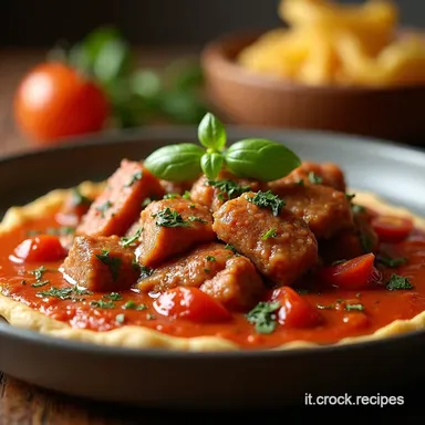 Carne alla Pizzaiola Ricetta Facile e Tenerissima al Pomodoro Scheda ricetta