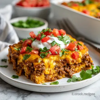 Casseruola Manzo Macinato Messicana al Formaggio (50 Minuti) Scheda ricetta