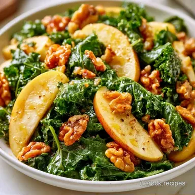 Cavolo Nero, Mele e Noci per 4 Persone Scheda ricetta