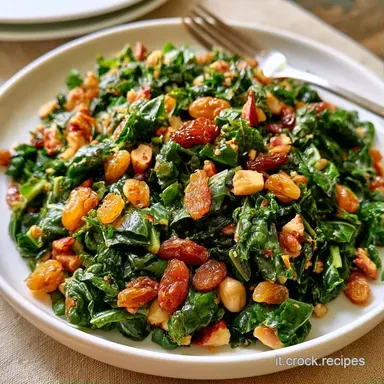 Cavolo Nero Uvetta in 25 Minuti Scheda ricetta