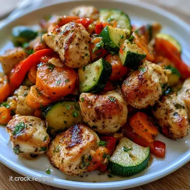 Cena Fit: Pollo e Verdure in 25 Minuti Scheda ricetta