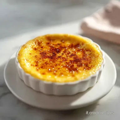 Crema Catalana per 4 Persone: Ricetta con Crosticina Scheda ricetta