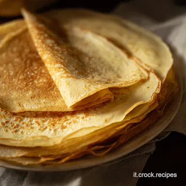 Come si fa Crepes: La Ricetta Facile della Nonna! Scheda ricetta