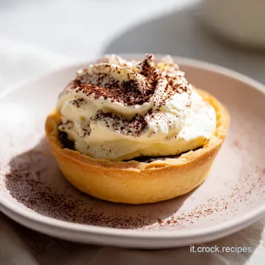 Crostata Al Tiramis&ugrave; per 8 Porzioni Scheda ricetta
