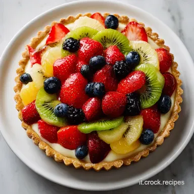 Crostata di Frutta Ricetta Classica per 10 Porzioni Scheda ricetta