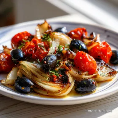 Finocchi Alla Mediterranea for 4 Servings: Roasted and Golden Scheda ricetta