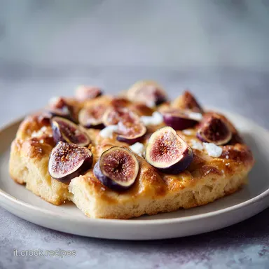 Focaccia con Fichi per 8 Porzioni - Lievitata Scheda ricetta