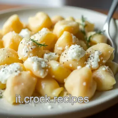 Gnocchi di Ricotta al Limone: Soffici come Nuvole! Scheda ricetta