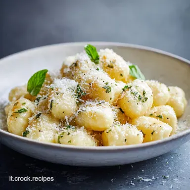 Gnocchi di Ricotta Ricetta Morbidi per 4 Persone Scheda ricetta
