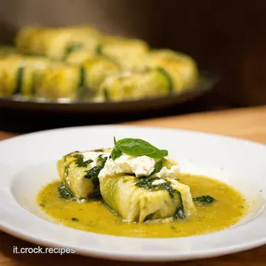 Involtini di Zucchine Ricetta Estiva con Ricotta e Basilico Scheda ricetta