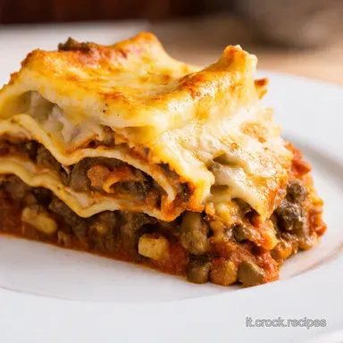 Lasagna Rag&ugrave; Bianca Funghi Porcini Un Sogno di Sapori Scheda ricetta