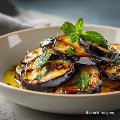 Melanzane Grigliate Perfette Marinatura Veloce allAglio e Menta Scheda ricetta