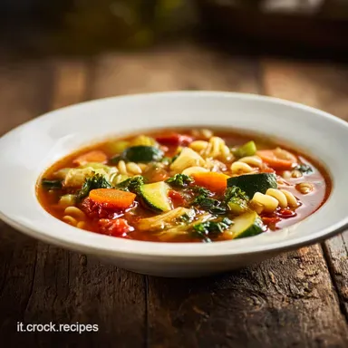 Minestrone di Verdure Ricetta Tradizionale per 4 Porzioni Scheda ricetta