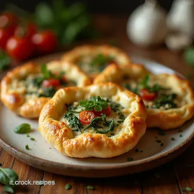 Mini Galette Salate Ricotta e Spinaci Frolla Rustica e Cremosa Scheda ricetta
