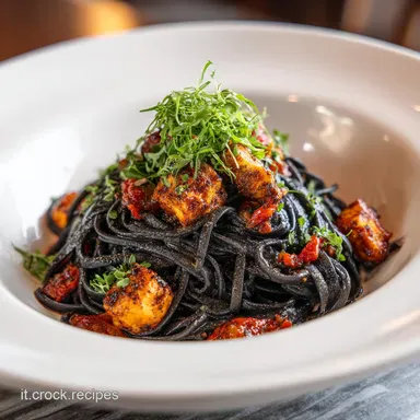 Pasta al Rag&ugrave; di Seppia per 4 Persone Scheda ricetta