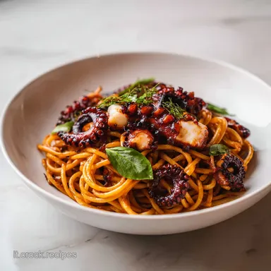 Pasta al Sugo di Polpo: Ricetta Tradizionale in 55 Minuti Scheda ricetta