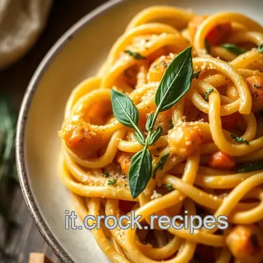 Pasta con la Zucca: Ricetta Facile con Salvia Croccante Scheda ricetta