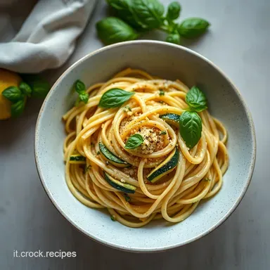 Pasta Zucchine: Limone e Basilico, Un Sogno Estivo! Scheda ricetta