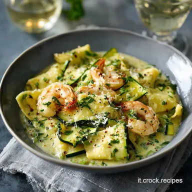 Pasta Zucchine e Gamberetti Cremosa il segreto della mantecatura perfetta Scheda ricetta
