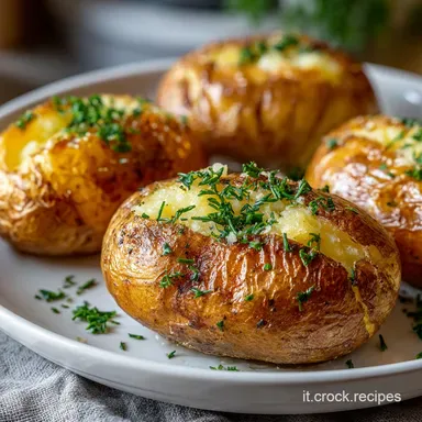 Patate al Forno Ripiene per 4 Persone al Forno Scheda ricetta
