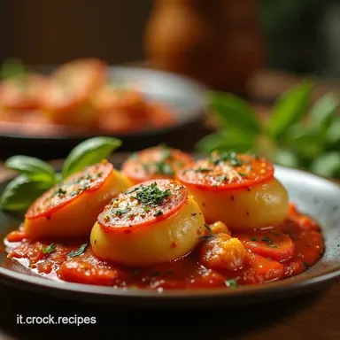 Patate alla Pizzaiola Contorno al Forno Facile e Saporito Scheda ricetta